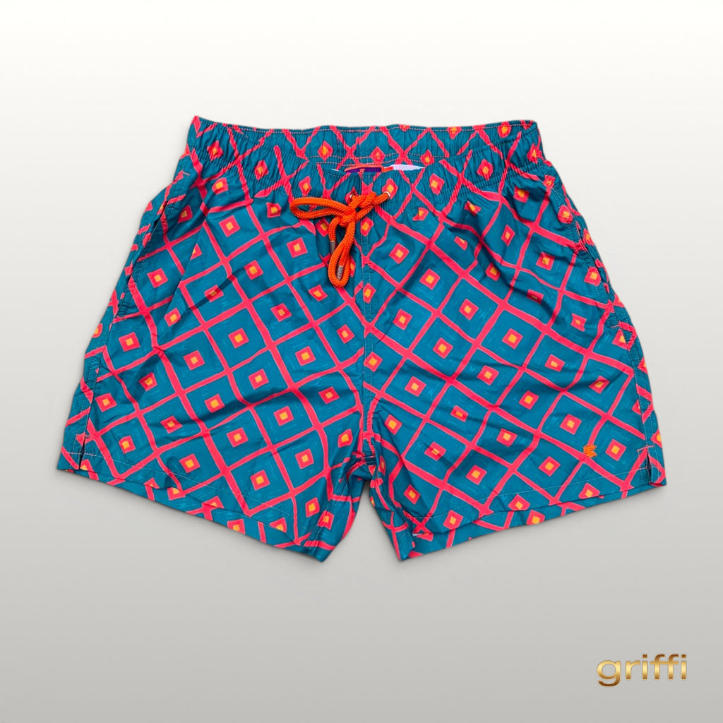 Boxer Mare Gallo da Uomo Fantasia Multicolor