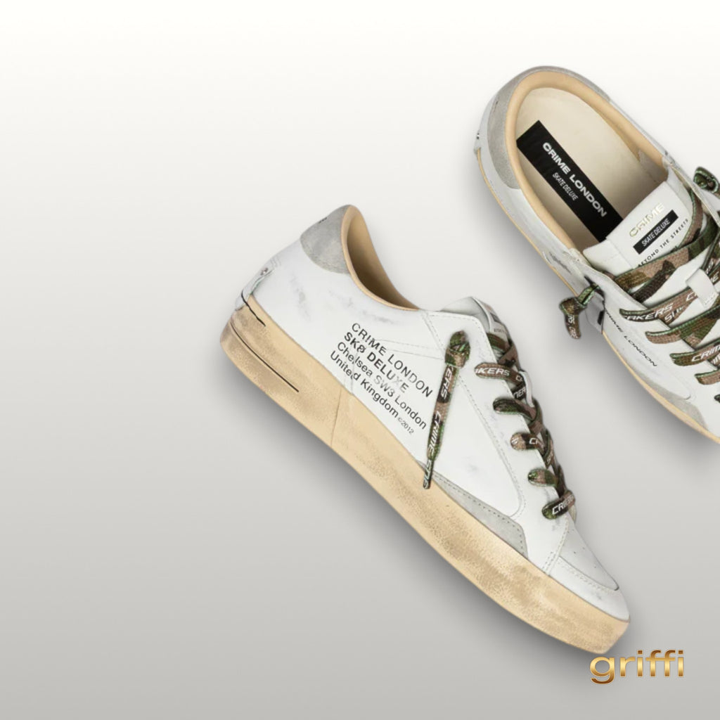 CRIME LONDON SK8 DELUXE L. CAMOUFLAGE  SCARPA